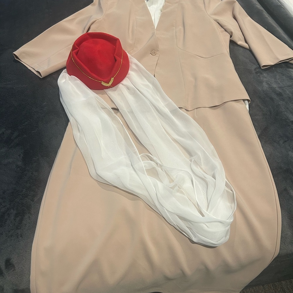 Flight Attendant Emirates costume.